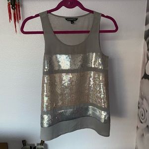 Gray Express top
